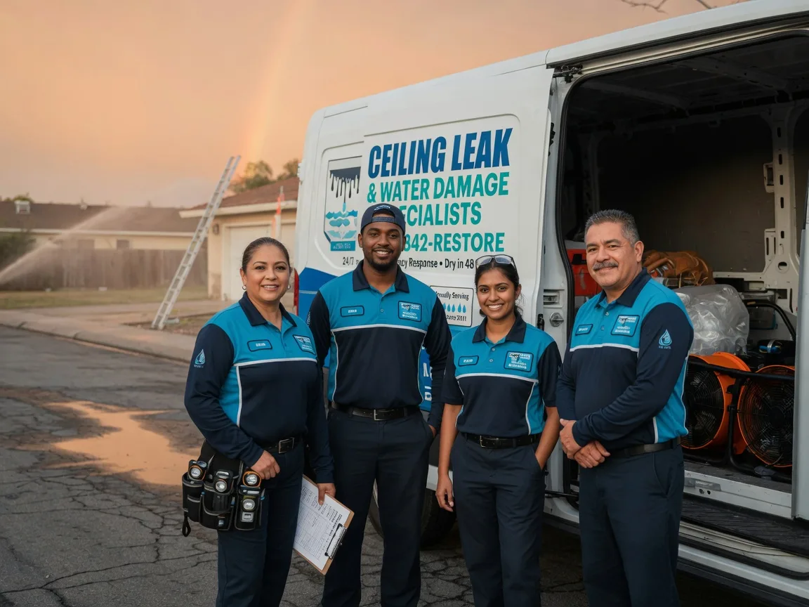 Ceiling Leak Cleanup company in Columbia Station, OH